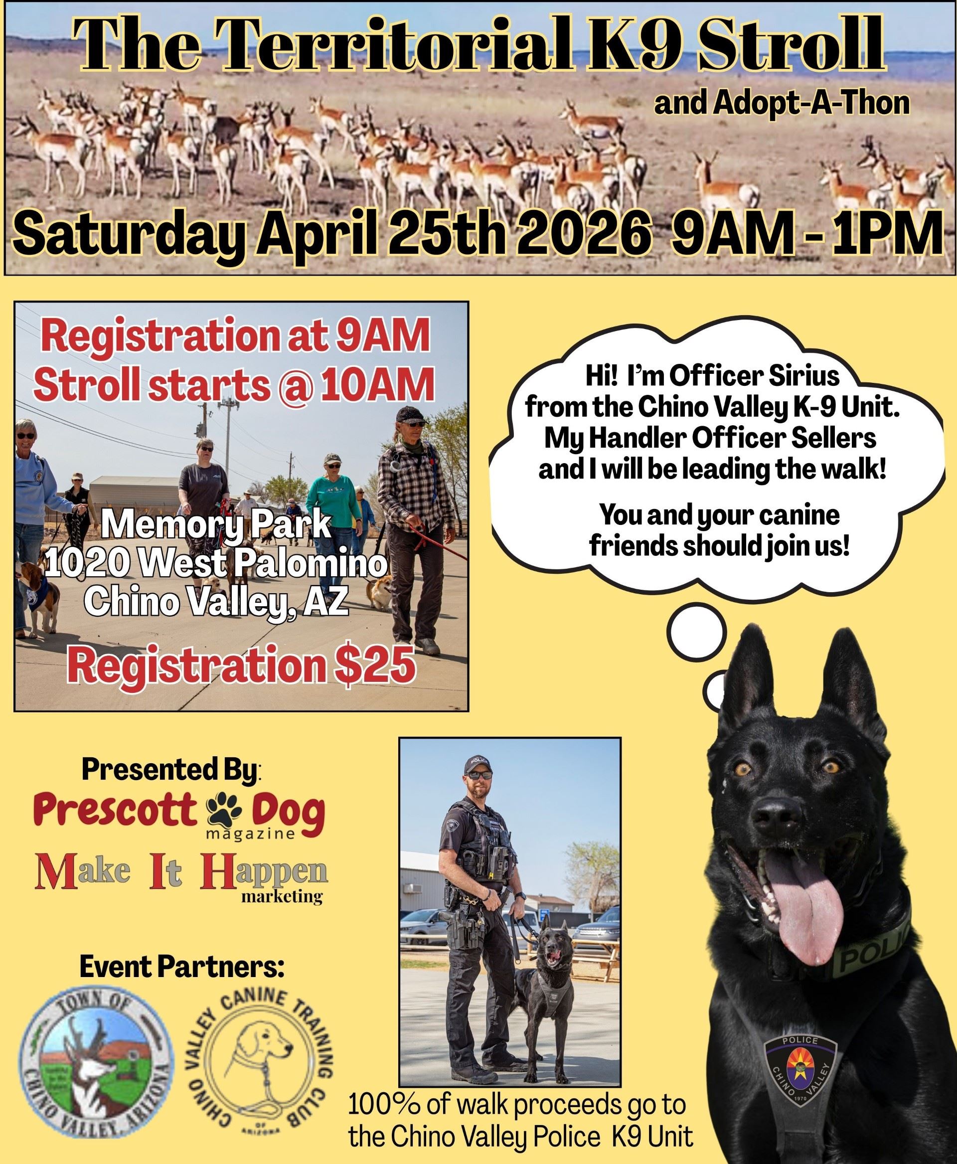 K-9 Stroll Flyer